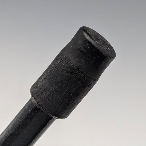 英國古董黑軸彎柄手杖 90 厘米